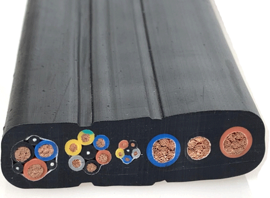 扁電纜YKVFBG14×2.5+2×2.5P+2×4