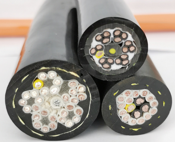 抗拉抓斗卷筒電纜?TPEG4*6+24*1.5